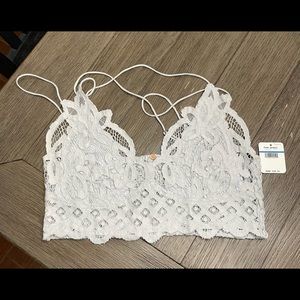 Free People Bralette in Stone (NWT)